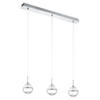 EGLO Montefio 1 - Hanglamp - LED - Chroom - Glas, Kristal - Wit