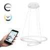 EGLO connect.z Lobinero-Z Smart Hanglamp - Ø 58 cm - Wit - Dimbaar