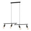 EGLO Lurone Hanglamp - E27 - 100 cm - Zwart/Koper