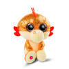 Nici draak Yo-Yo - pluche knuffel - oranje - 15 cm - Knuffeldier