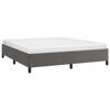 vidaXL Bedframe kunstleer grijs 160x200 cm