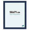 Fotolijst 56x71cm Donkerblauw Geveegd MDF Como