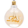 LED Lamp - Aigi Glow Love - E27 Fitting - 4W - Warm Wit 1800K - Amber
