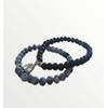 Armband set met magneet Koppel armband Blauw - Zwart kralen - Romantisch cadeau - Vriendschap armband