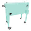 AXI Retro cooler Mint Outdoor Koeler op wielen met 76L inhoud