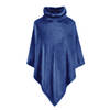 Moodit Poncho Fleece, Marine Blauw - 80 x 80 cm - Polyester