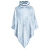 Moodit Poncho Fleece, Mist Blauw - 80 x 80 cm - Polyester