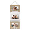 ZEP - Triple Houten Fotolijst Famiglia bruin/wit voor 3 foto's 10x15 - T347HI