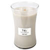 WoodWick - Large Hourglass geurkaars - Wood Smoke - Tot 130 branduren