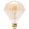 LED Lamp - Aigi Glow Diamond - E27 Fitting - 4W - Warm Wit 1800K - Amber