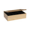 Sakura Tea Theedoos - Hout - 6-vaks - met Fluweel - 24 x 16 cm