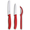 Victorinox Messenset Swiss Classic - Rood - 3-delig