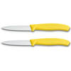 Victorinox Schilmes Swiss Classic - Geel - Gekarteld - 2 stuks