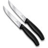 Victorinox Steakmessen Swiss Classic - Zwart - Gekarteld - 2 stuks