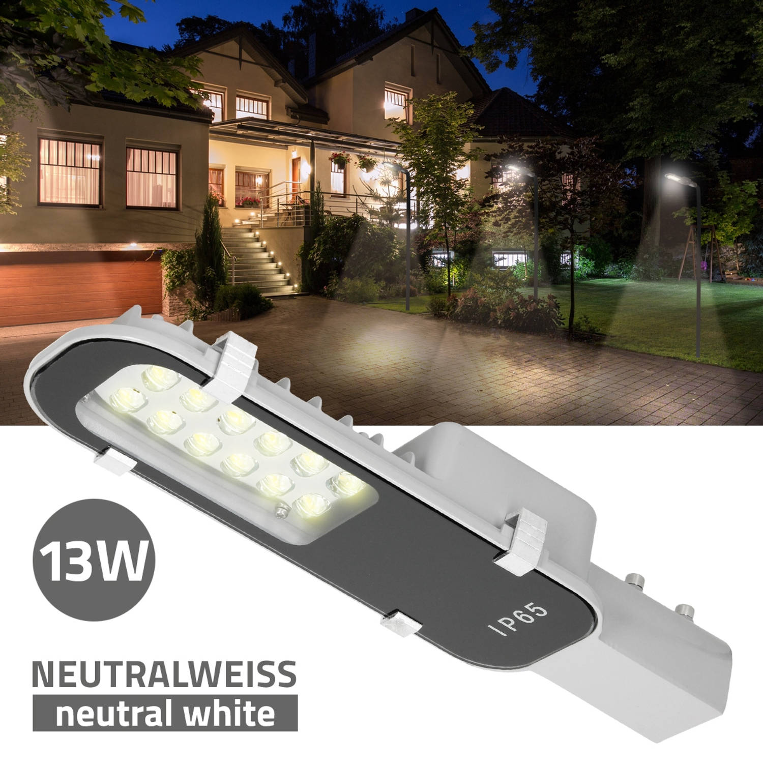 LED-tuinverlichting 12W NW 347 x 95 x 65mm
