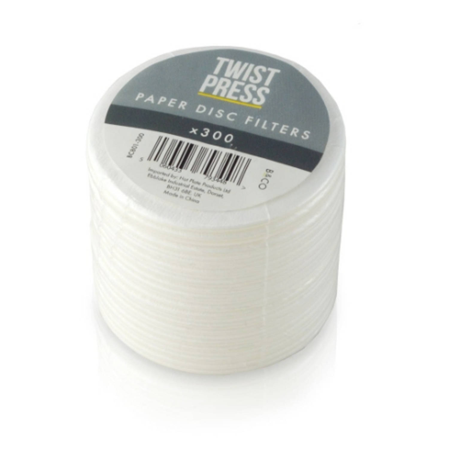 TwistPress Disc Filter - Papier - Set van 300 Stuks - Barista & Co