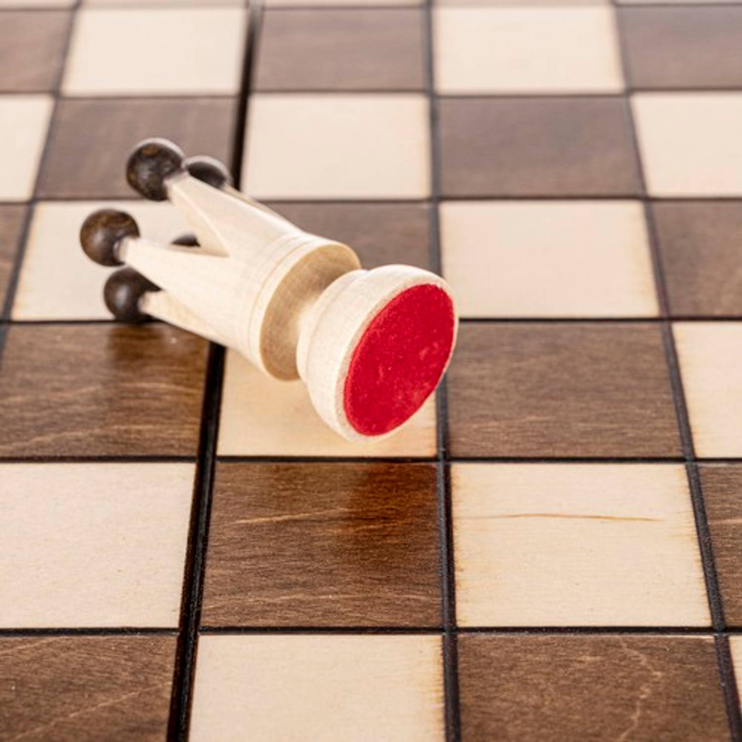 tofu Diversen Wereldrecord Guinness Book 2 in 1 opvouwbaar houten schaakbord ook geschikt voor dammen inclusief  schaakstukken en dam schijven | Blokker