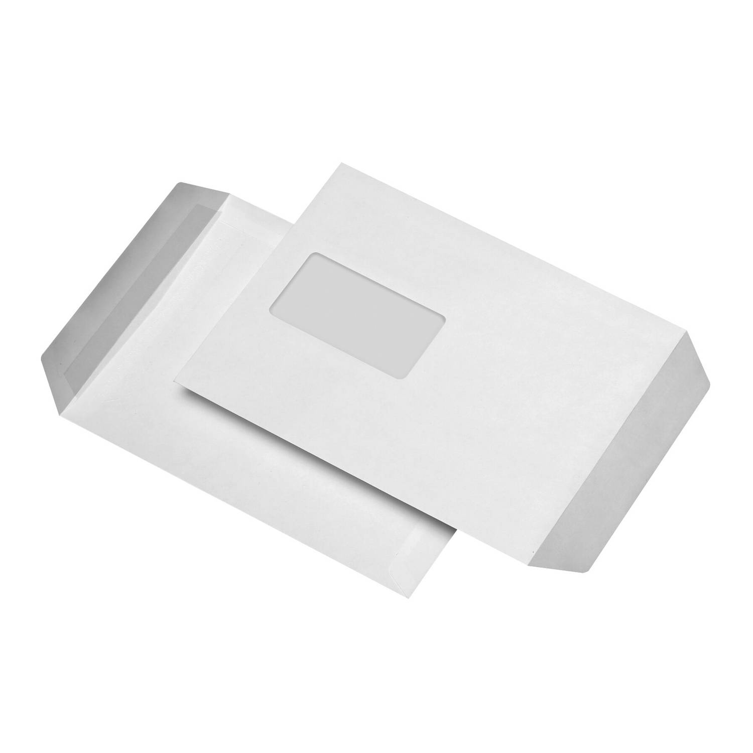 MAILmedia Envelop C5 - zelfklevend - met venster - wit - 90 g/m