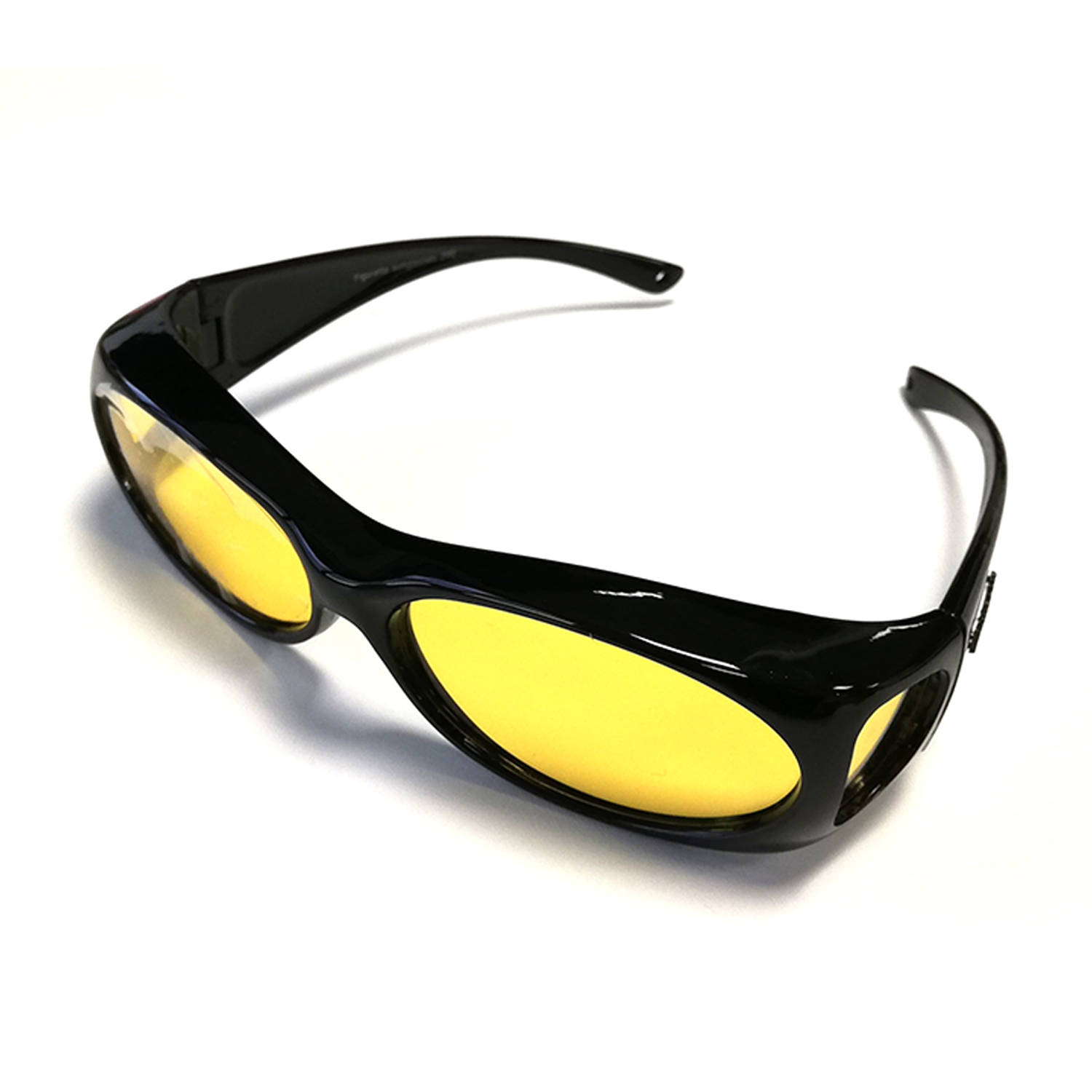 Figuretta - HD Glasses Zwart - Overzetzonnebril