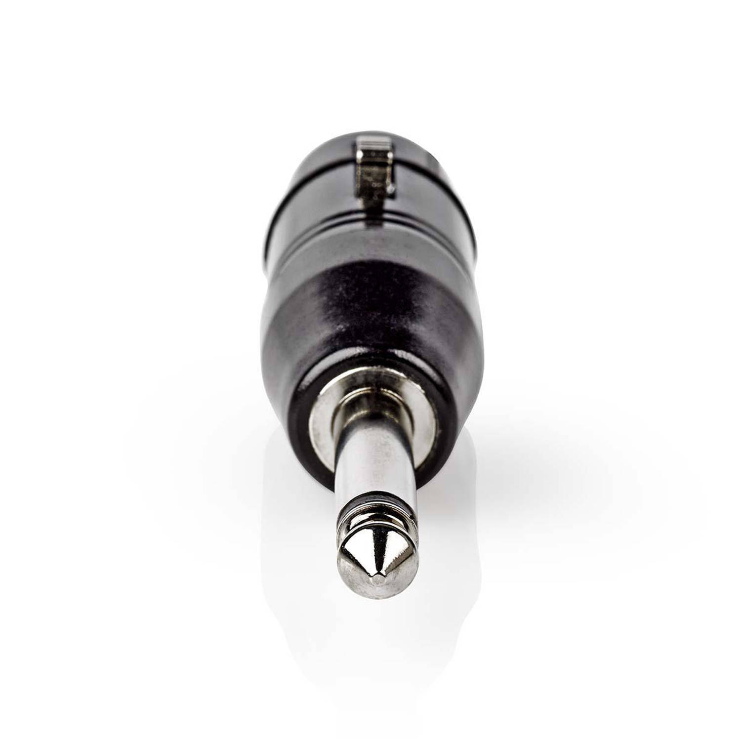 XLR-Adapter Mono | XLR 3-pins female 6,35 mm male | Zwart