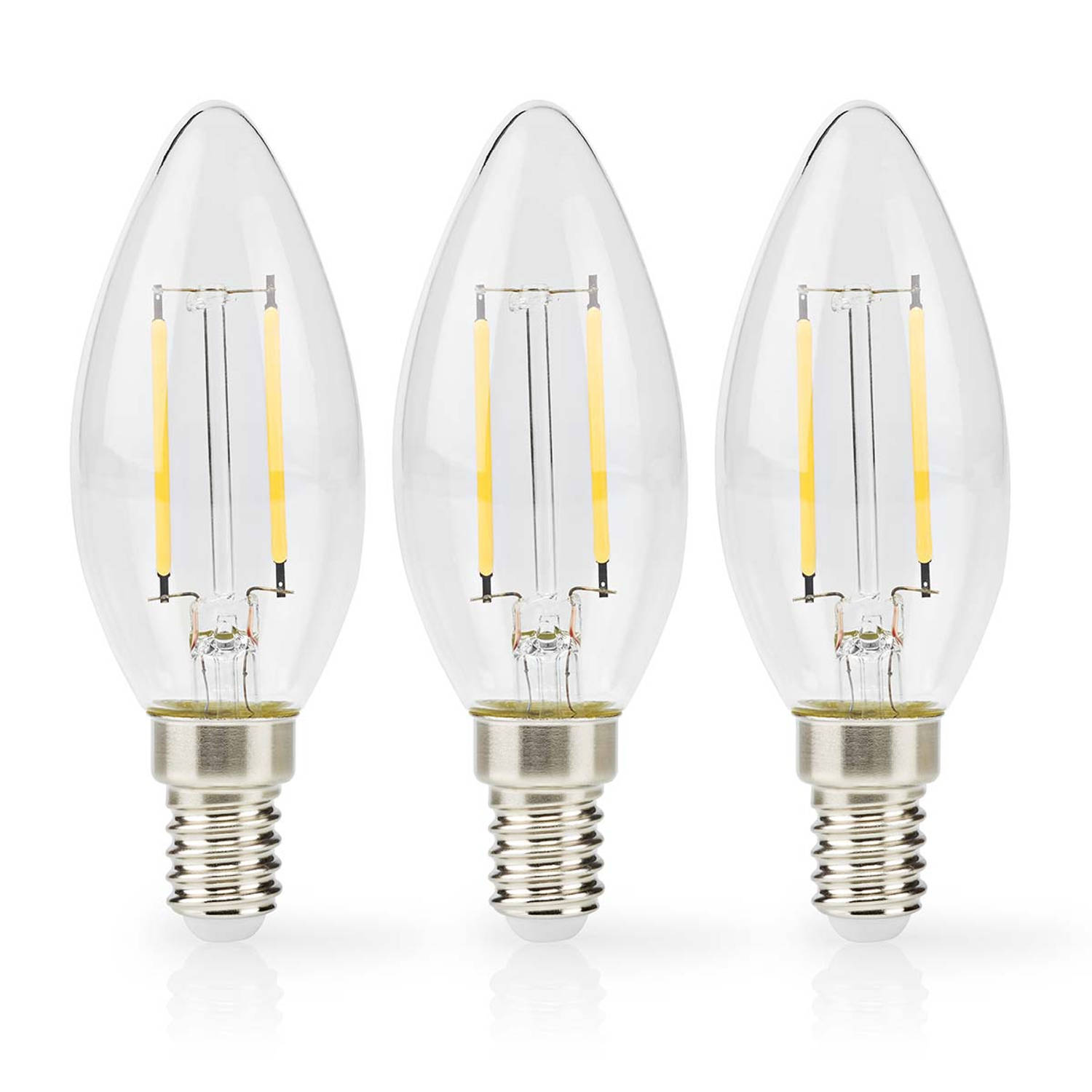 LED-Filamentlamp E14 | 2 W | 250 lm | 2700 K | 3 stuks | 1 stuks LBFE14C351P3