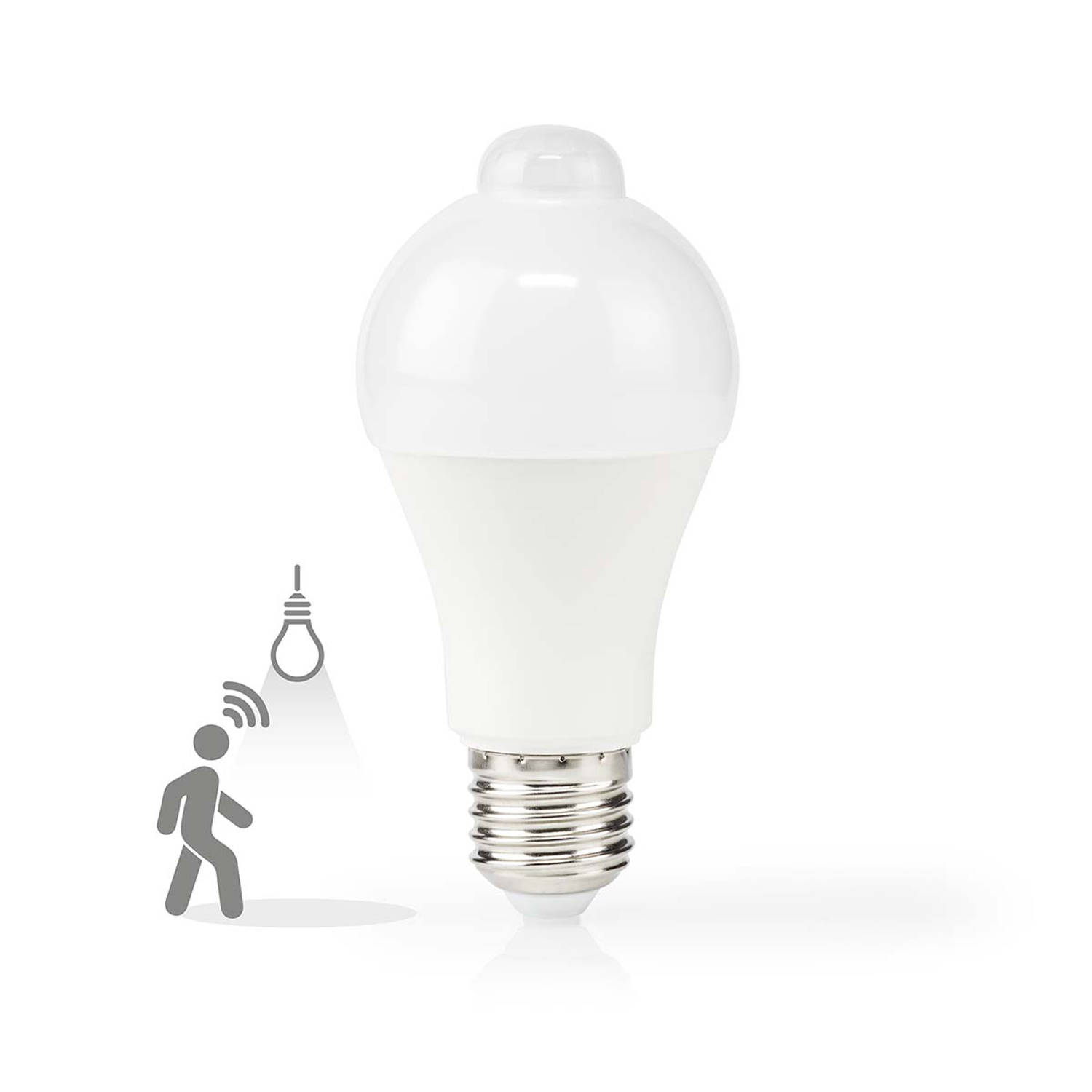 LED-Lamp E27 | A60 | 4.9 W | 470 lm | 3000 K | Wit | 1 stuks LBPE27A601
