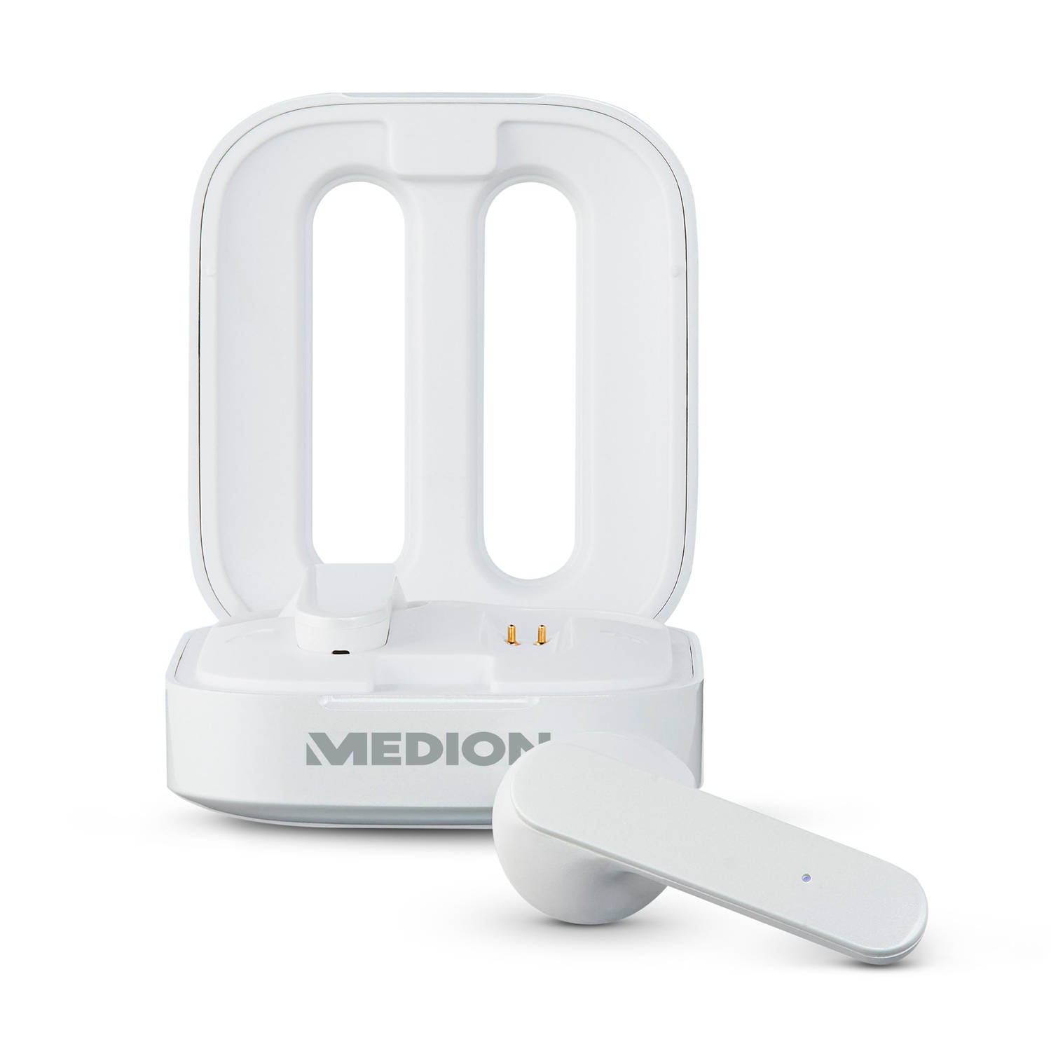 Meestal inval september Medion P62204 - Draadloze oordopjes - Bluetooth - TWS - Wit | Blokker