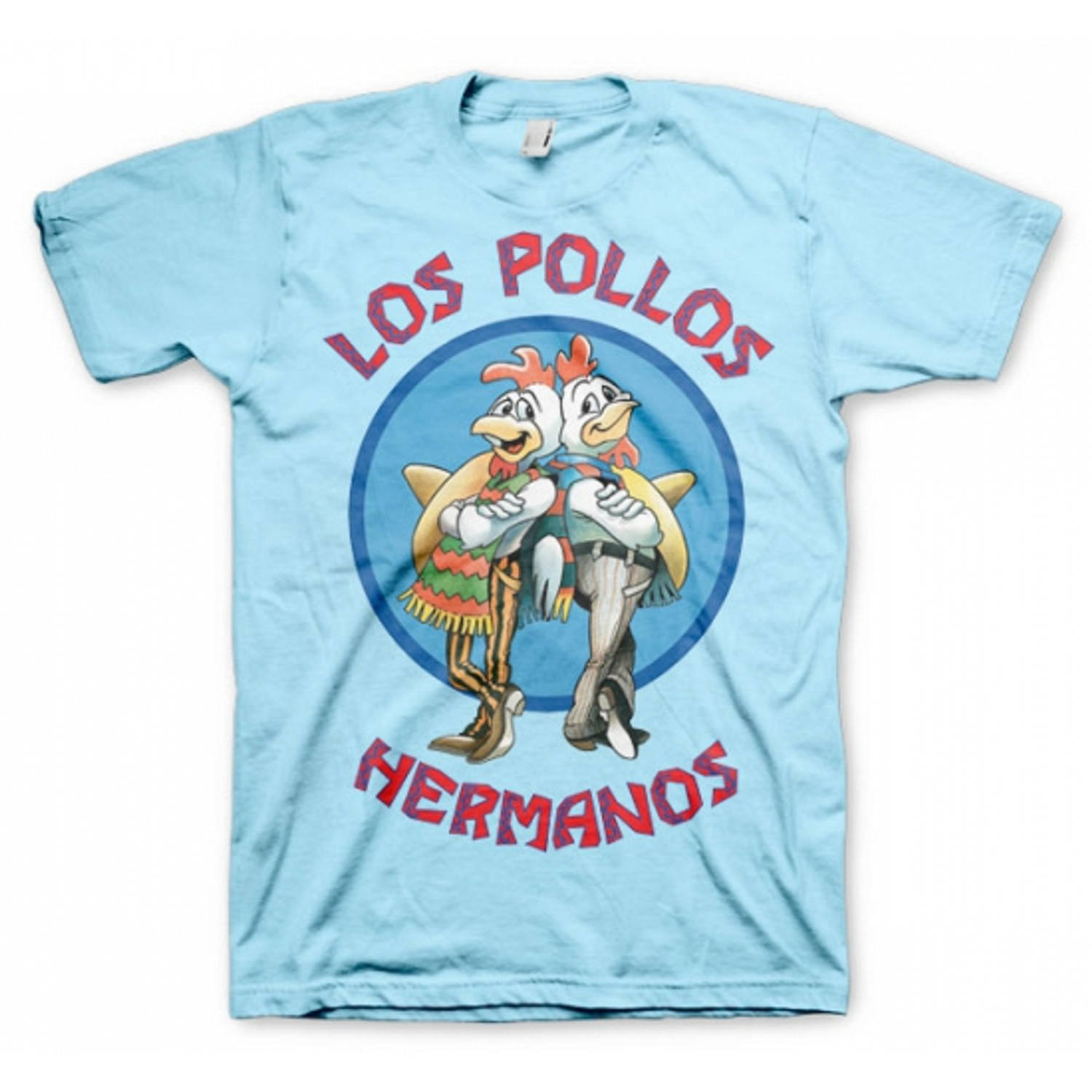 T-shirt Breaking Bad Los Pollos blauw - M - Feestshirts