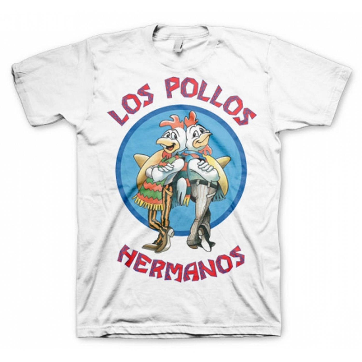 Breaking Bad Heren Tshirt -M- Los Pollos Hermanos Wit