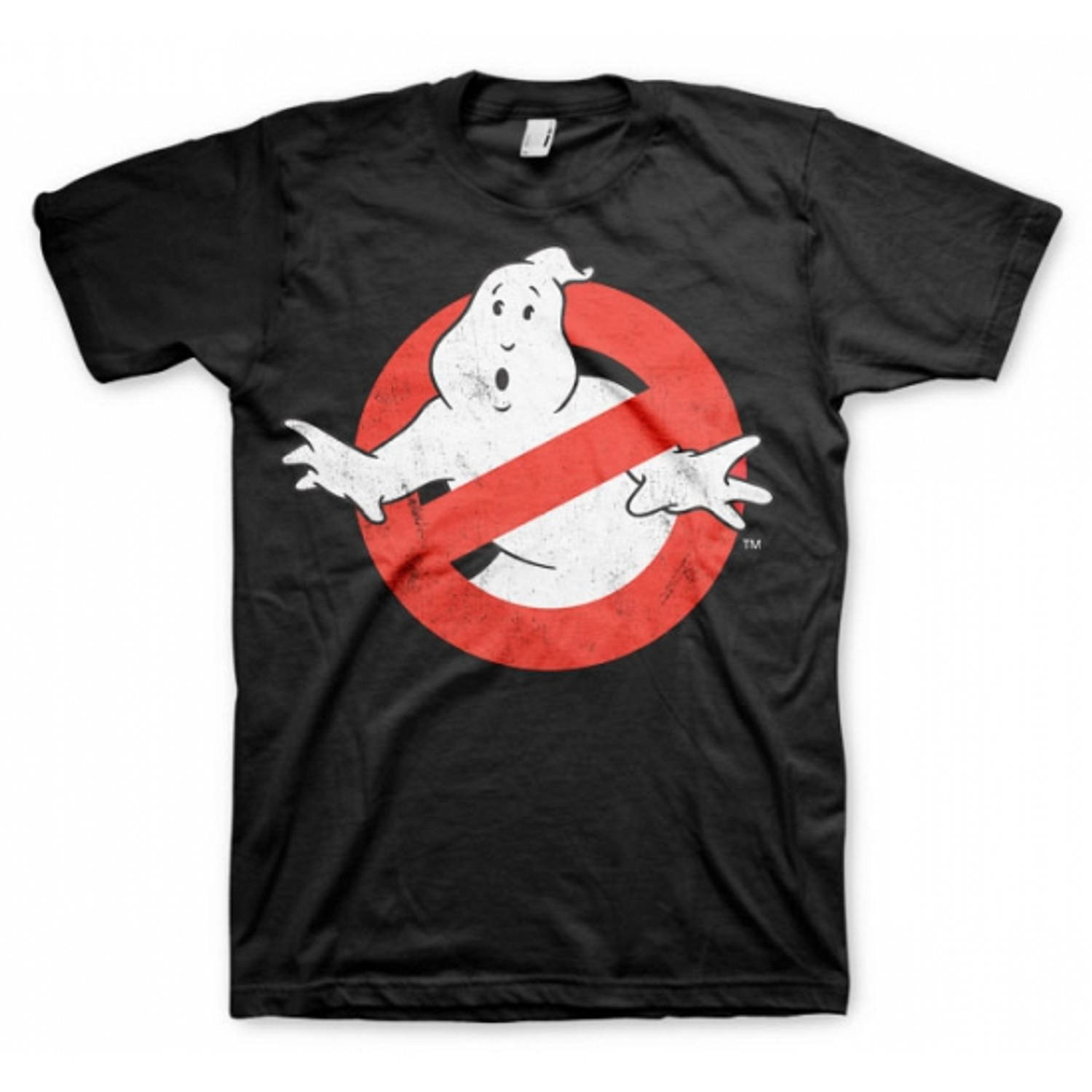 Ghostbusters Sweater/trui -S- Distressed Logo Zwart