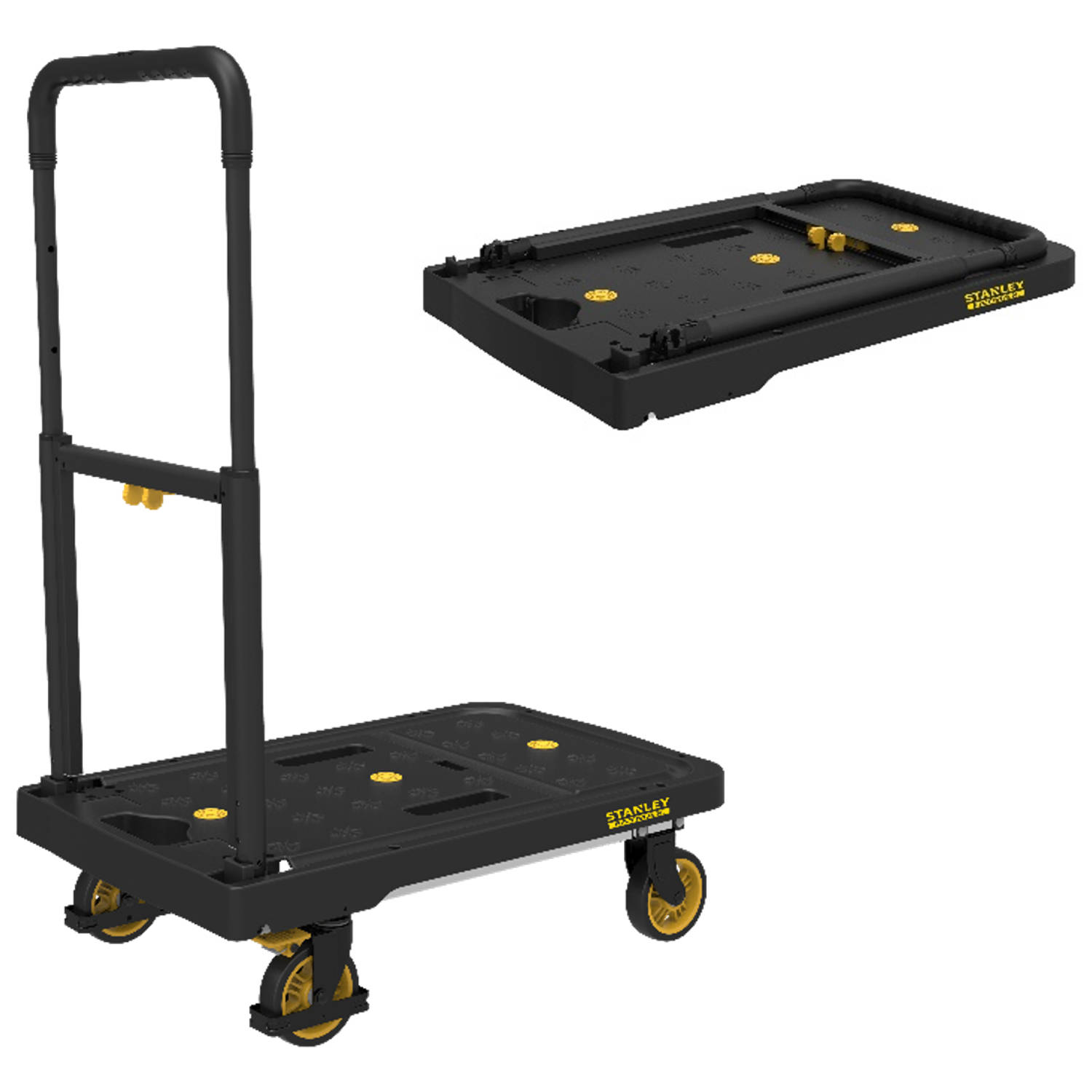 Stanley Opvouwbare Platformwagen FXWT-712 Max. 135KG Aluminium Voor Klussen, Reizen en Verhuizen Gee