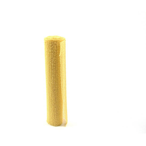 1x Antislipmat Keukenlades Rubberen antislipmat geel/beige Synthetisch rubber Gripmat 150cm*30cm