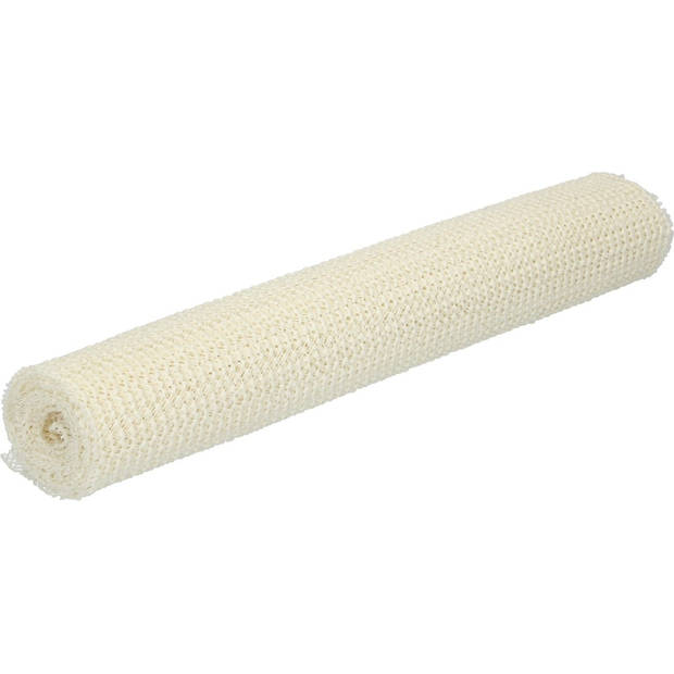 Non Slip Grip mat – Wit – 30x150 cm Niet Klevende Antislipmat Gaas Patroon voor Bureaus en Keukenlades