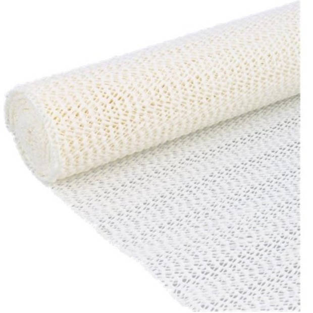 Non Slip Grip mat – Wit – 30x150 cm Niet Klevende Antislipmat Gaas Patroon voor Bureaus en Keukenlades