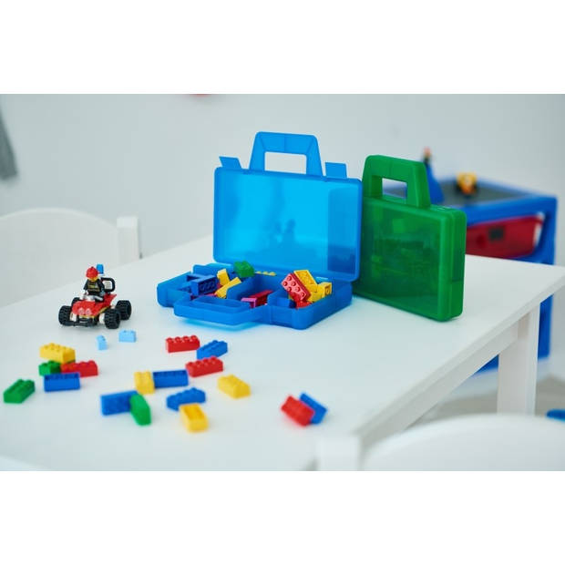 LEGO - Set van 2 - Sorteerkoffer To Go, Blauw - LEGO