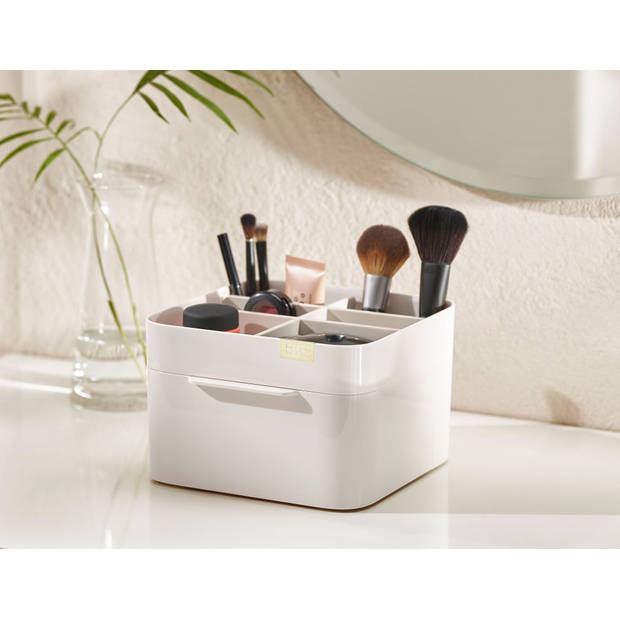 Joseph Joseph - Viva Make-up Organizer met Lade - Kunststof - Beige