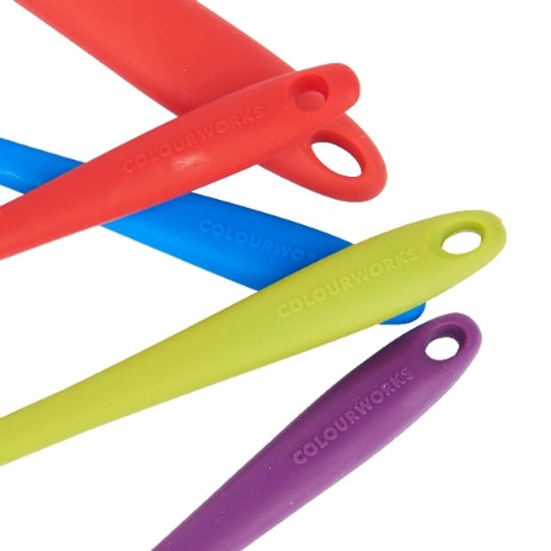 ColourWorks - Mini Keukengerei Set, Siliconen, 5 Delig - ColourWorks Brights