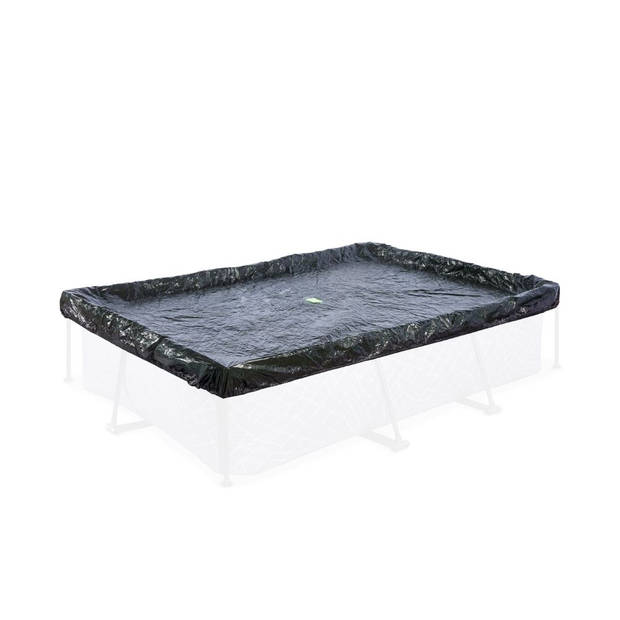 EXIT Zwembad Stone Grey - Frame Pool 220x150x60 cm - Inclusief bijbehorende accessoires