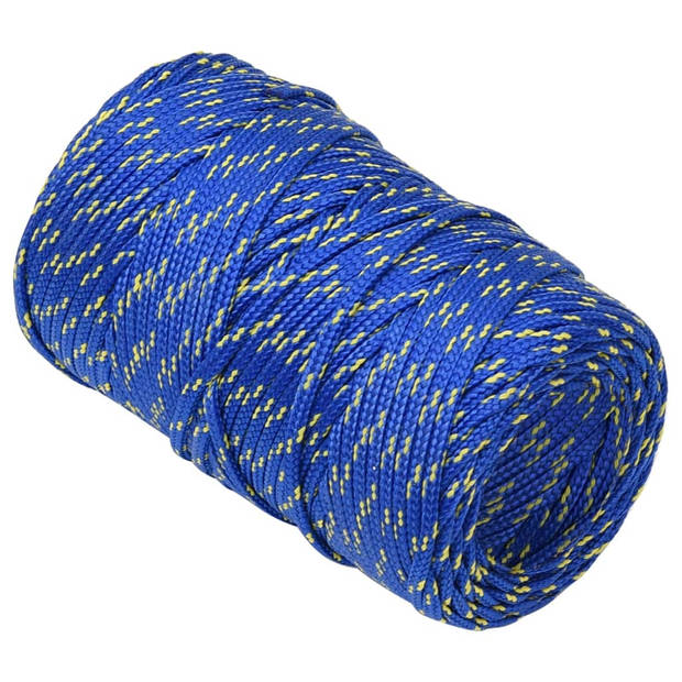 vidaXL Boottouw 2 mm 25 m polypropyleen blauw