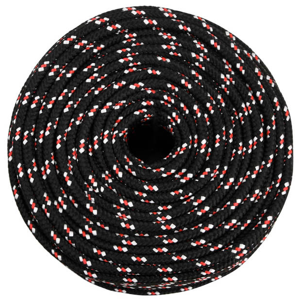 vidaXL Boot touw 10 mm 500 m polypropyleen zwart