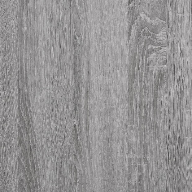 The Living Store Dressoir - 60 x 35 x 70 cm - Grijs Sonoma Eiken - Duurzaam materiaal