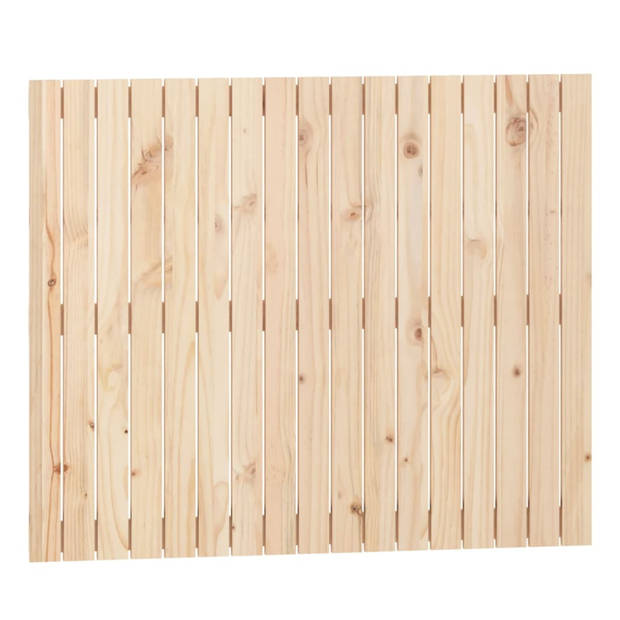 vidaXL Wandhoofdbord 108x3x90 cm massief grenenhout