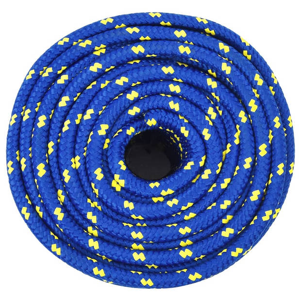 vidaXL Boottouw 14 mm 100 m polypropeen blauw