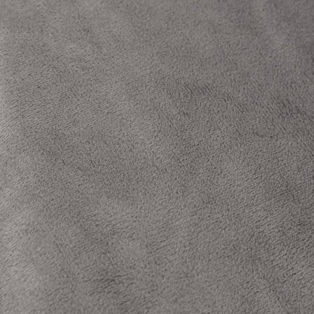 vidaXL Verzwaringsdeken met hoes 140x200 cm 6 kg stof grijs