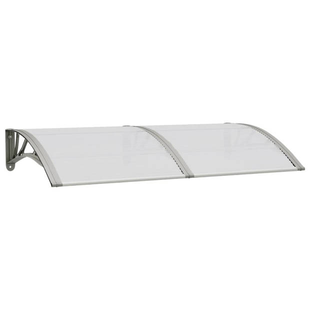 vidaXL Deurluifel 150x75 cm polycarbonaat grijs