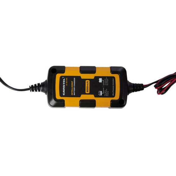 Acculader/druppellader, 12 V loodzuuraccu's, met ledstatusweergave, voor auto, motor, scooter, boot, camper