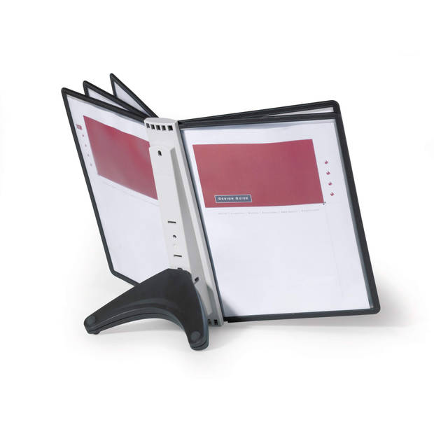 Durable SHERPA® Soho paneeldrager - Zwart - Inclusief 5 display panelen
