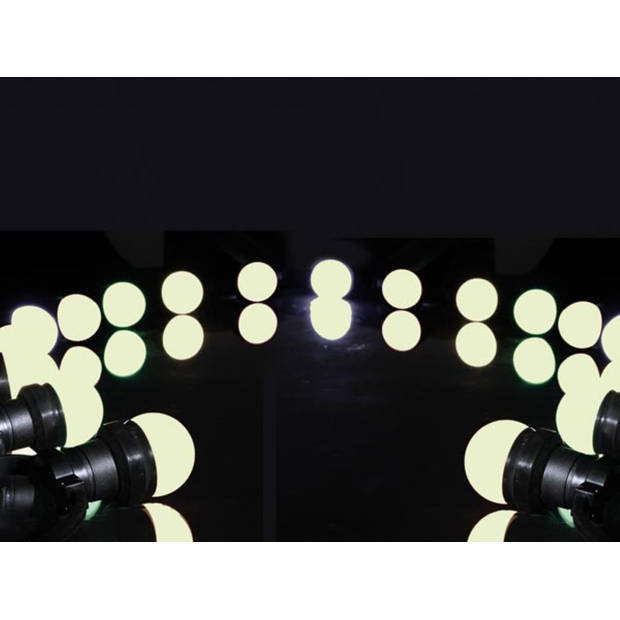 LED-FEESTSLINGER met 20 WARMWITTE LED-LAMPEN