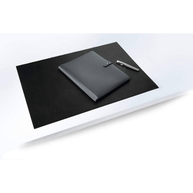 Durable bureau onderlegger - 6,5 x 4,5 cm - Zwart - Leer