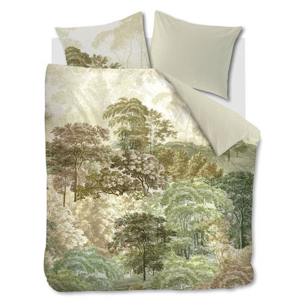 Beddinghouse dekbedovertrek Arcadia - Groen - 2-Persoons 200x200/220 cm